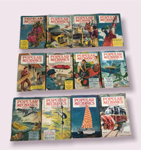 Popular Mechanics Magazines 1951 Entire Year Lot  Of 12 January-December - £52.92 GBP