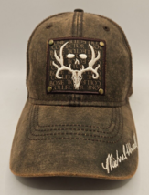 Bone Collector Michael Waddell Oilcloth Look Baseball Cap Hat Adjustable - £19.02 GBP