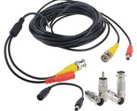 25Ft 1 Pack Bnc Video Power Cable Security Camera Wire Cord For Cctv Dvr... - $18.99