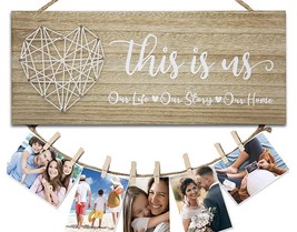 New-This is Us wooden hanging photo holder - £9.03 GBP