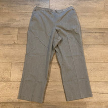 Alfred Dunner Pull On Pants ~ Sz 16 ~ Gray ~ High Rise ~ 26.5&quot; Inseam - £17.66 GBP
