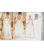 Butterick 3839 Bridal Gown Dress 14-18 sewing pattern Wedding lace bodic... - £7.18 GBP