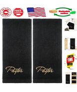 Deluxe Two-Pack Pastor Hand Towels - Embroidered Cotton Gifts for Leaders - $47.54 CAD