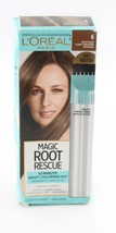 L&#39;Oreal Root Rescue Coloring Kit Light Brown 6 Distressed Package - £6.32 GBP
