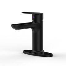 Matte Black Bathroom Faucet: 1-3 Hole, 2 Hoses - $59.99