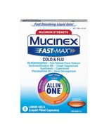 Mucinex Fast-Max Severe Cold &amp; Flu Liquid Gels Multi-symptom 16 ct - $17.58 CAD