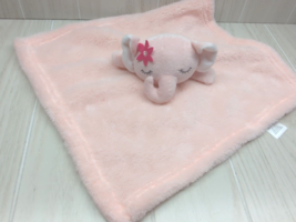 Baby Gear pink sleeping elephant flower plush Security Blanket baby lovey - £12.25 GBP