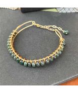 Genuine Guatemala Jade Bangle Natural Bracelet Minimalist Jewelry Type A - $55.00