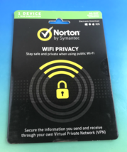 1 Device 1 Year Subscription Symantec Norton WiFi Privacy  #1789 - $5.98