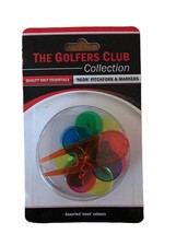 BRAND FUSION GOLF NEON PITCHFORKS AND GOLF BALL MARKERS. THE GOLFERS CLUB - £2.89 GBP