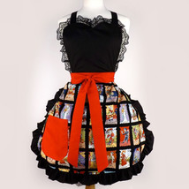 Loteria Lace Apron - Day of the Dead Rockabilly Folklorico Apron - £25.16 GBP