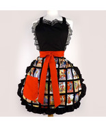 Loteria Lace Apron - Day of the Dead Rockabilly Folklorico Apron - £25.20 GBP