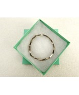7&quot; Sterling Silver Bracelet, Dolphin Links, Fold-Over Closure, #JWL-179 - $33.54 CAD