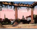 Vista Di Esplanade Giardino Città Metz Francia Unp DB Cartolina V22 - $4.04