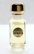 GIVENCHY III ✿ VTG Mini Eau Toilette Miniature Perfume PARIS (4ml. = 1/8 fl.oz.) - £15.94 GBP