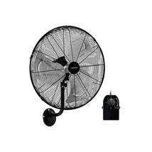 20 Inch Wall Mount Fan with 3 Fan Speeds and Adjustable Tilt Head-Black - Color: - $159.99