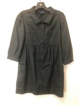 French Connection Women&#39;s Pleated Shirt Dress with Pockets, Size 4, EUC - £5.78 GBP