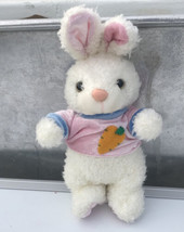 Sun Point Company Super Soft White Pink Plush Bunny Rabbit T-shirt with ... - $207.49 MXN