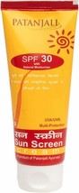 2 x Patanjali Herbal Sun Screen Cream Spf 30 50g - $11.58