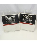 Scotch Magnetic Tape 201 Real To Real Dynarange Series Lot of 2 - $454.63 MXN