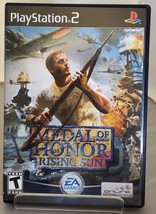 Medal Of Honor: Rising Sun (Sony Play Station 2, 2003) Complete In BOX- Disc Mint - £5.89 GBP