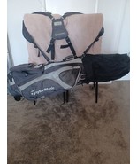TZ GOLF - TaylorMade Black Grey TM TK 6 Way Divider, 7 Pocket Stand Golf... - $60.43