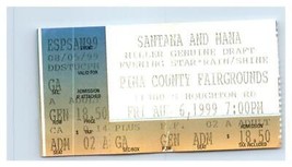 Santana Concert Ticket Stub August 6 1999 Tucson Arizona - £18.49 GBP