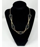 Kate Spade New York Goldtone Faux Onyx Station Necklace - $867.68 MXN