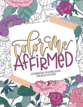 Affirmation Coloring Book for Adults  Teens - Paperback By June  Lucy - NEW - £10.27 GBP