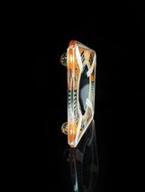 Perolo by Giz Studios Thick Glass Cigar Ashtray Measures 8" square image 9