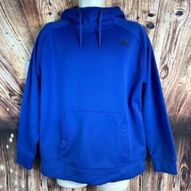 The North Face Mens Size Large Blue Scuba Hoodie Hooded Sweatshirt Pouch... - $23.74