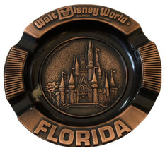 Walt Disney World”Vacation Kingdom” Copper Made In Canada “Florida” Ashtray Rare - £56.05 GBP