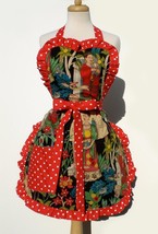 Black and Red Frida  Apron - £25.16 GBP
