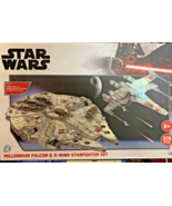 Millennium Falcon &amp; X-Wing Starfighter Disney Star Wars - $68.05 CAD