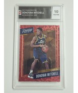 Pristine 10-Grade NBA Sports Basketball Card Donovan Mitchell, Red, Seal... - $252.35 CAD
