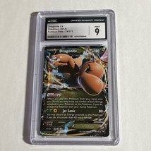 Pokemon Card 2014 XY Furious Fists 74/111 DRAGONITE EX PSA 9 MINT - £30.83 GBP