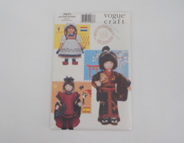 VOGUE CRAFT PATTERN #7071 INTERNATIONAL DOLL COLLECTION BY LINDA CARR UN... - £16.85 GBP