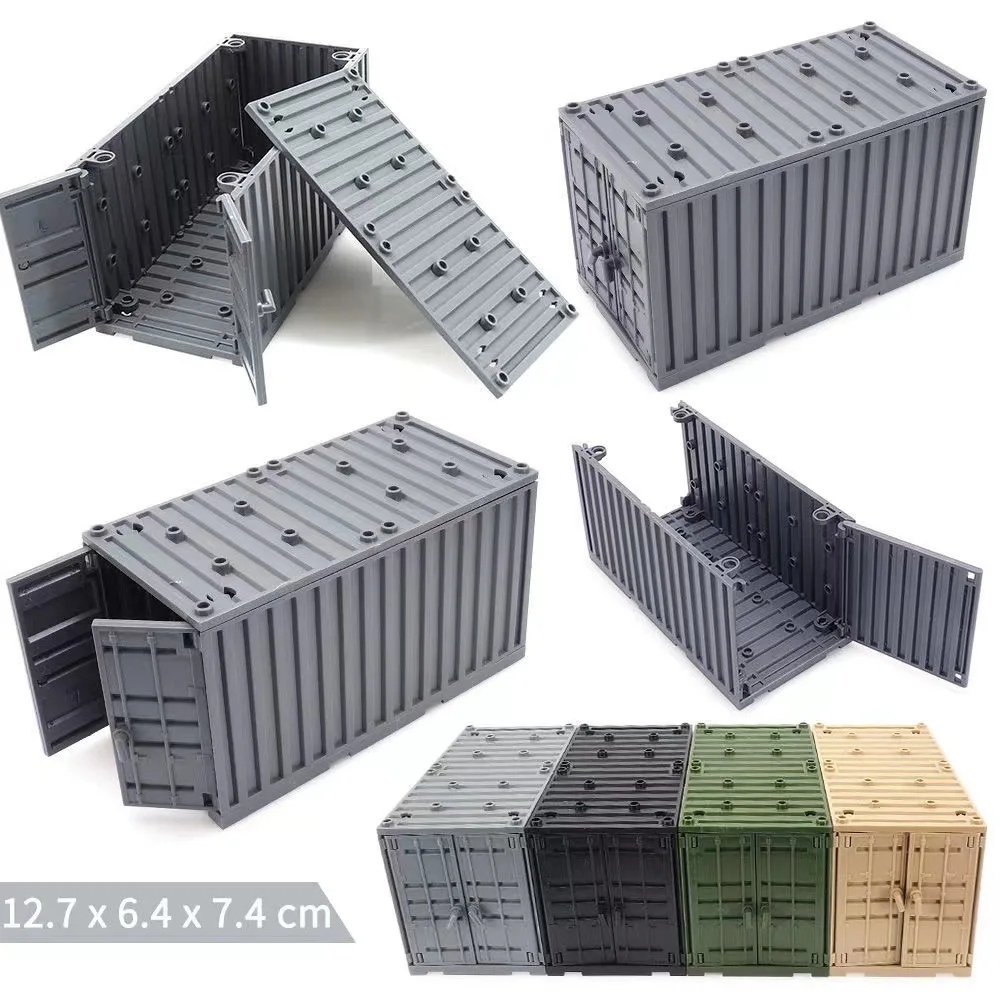 Play WW2 Military Weapons A Container Building Block Figures Accessories Equipme - £22.98 GBP