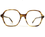 Celine Eyeglasses Frames CL50089I 056 Brown Horn Polygon Oversized 54-18... - £121.29 GBP