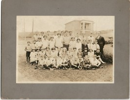 Early 1920s Grammar to High School Class Portrait in USA - Cabinet Photo Card - £8.31 GBP