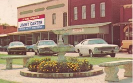 Plains Georgia GA Street Scene Jimmy Carter Our Next President Postcard C35 - $2.99