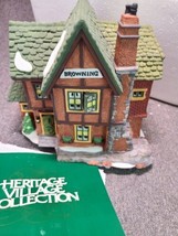 Department 56 Dickens Village Browning Cottage 58249 EUC IOB  - $26.60