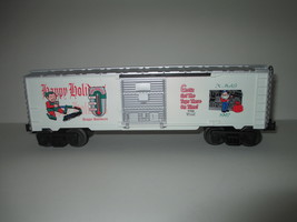 Lionel Christmas Box Car 6-16272 O Gauge 3 Rail Track 1997 White - $25.00