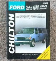 26402 Chilton Repair Manual Ford Full-Size Van 1989-96 E150, 250, 350 Gas Diesel - £11.17 GBP