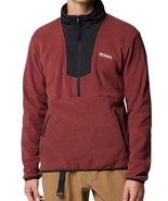 New Columbia Men&#39;s Sequoia Grove Half Zip Fleece Pullover Spice/Black X-... - $67.22 CAD