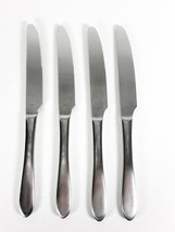 Robert Welch Meridian Satin Serrated DINNER KNIVES 9 7/8&quot; Stainless Set 4 China - £13.38 GBP