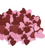 Red &amp; Pink Glitter Hearts for Table Scatter - £13.62 GBP