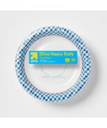 Up&amp;up Disposable Bowl Blue Checkered 20oz 20ct - $246.66 MXN