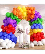 Rainbow Balloon Arch Kit – 211pcs Colorful Garland for Birthday &amp; Party ... - $38.99