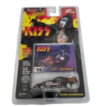 1997 Johnny Lightning KISS Gene Simmons Funny Car with Card # 34 Die Cast 1/64 - £12.25 GBP